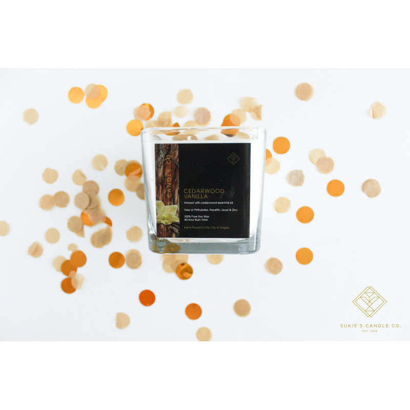 Bougie en pot Cedarwood