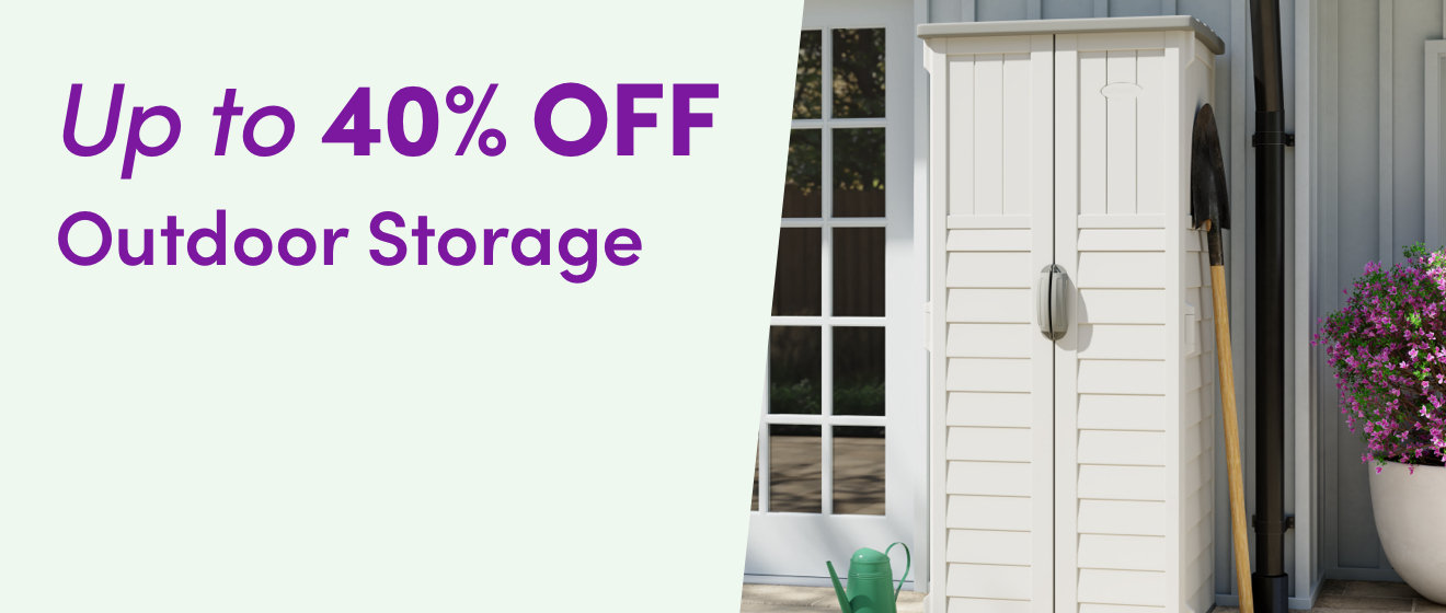Up to 40% OFF Outdoor Storage