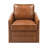 Brown Leather Aire Swivel Chair W/Glider