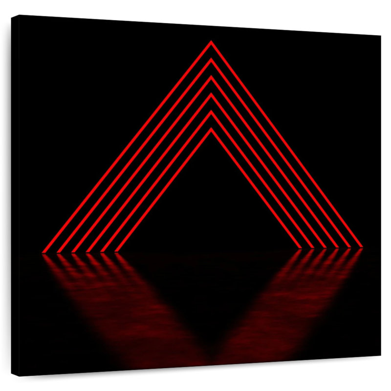 Geometric Pyramid Stack, 16" H x 16" W