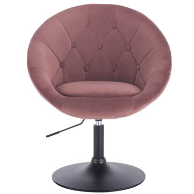 Cryal Swivel Upholstered Adjustable Height Counter Stool with Metal Frame