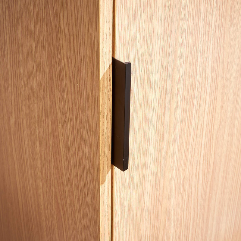 Phoenix 1 Door Hanging Rail Bedroom Storage Wardrobe, Oak