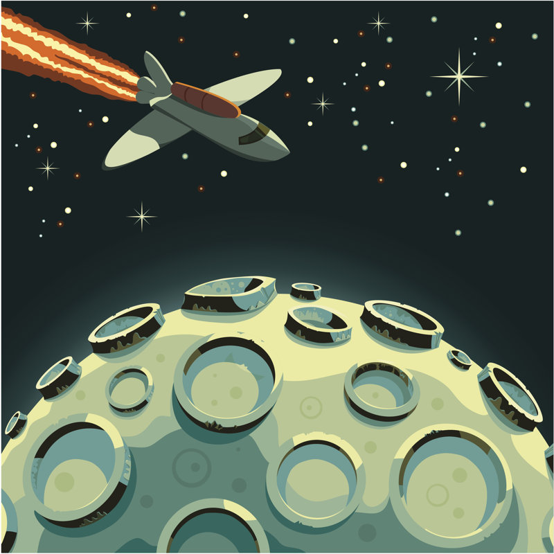 Interstellar by Chieferu - Wrapped Canvas Print, 122cm H x 122cm W