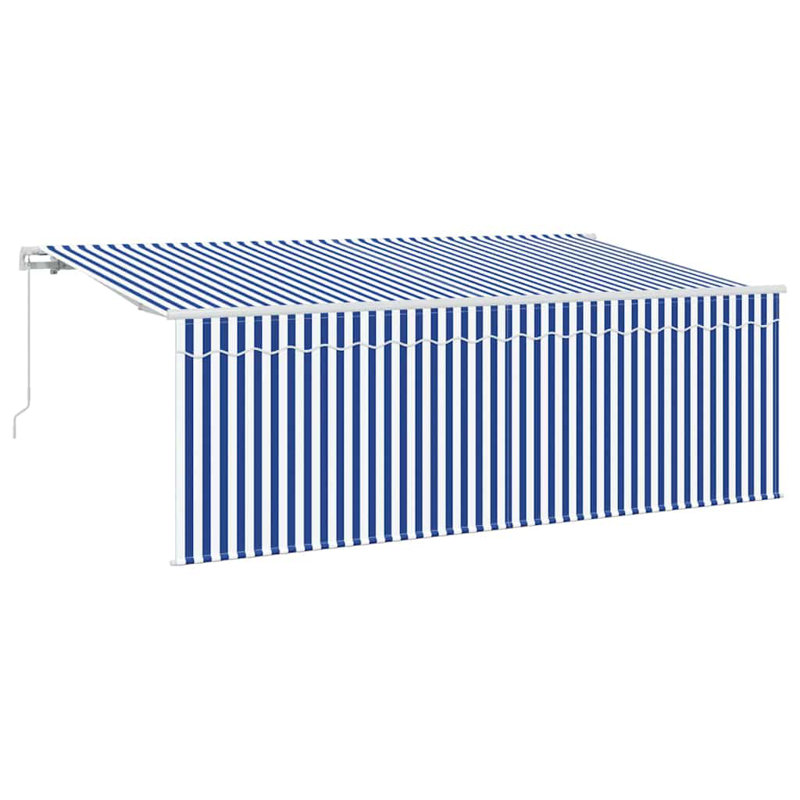 Longshore Tides 400cm W x 200cm D Fabric Cover Retractable Door / Window Awning