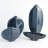 Blue Earthenware Table Vase-57568006