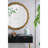 D5.9X7.9" Round White/Gold Vase