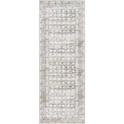 Vivir X Livabliss Lorelai Sterling Gray Machine Washable Area Rug