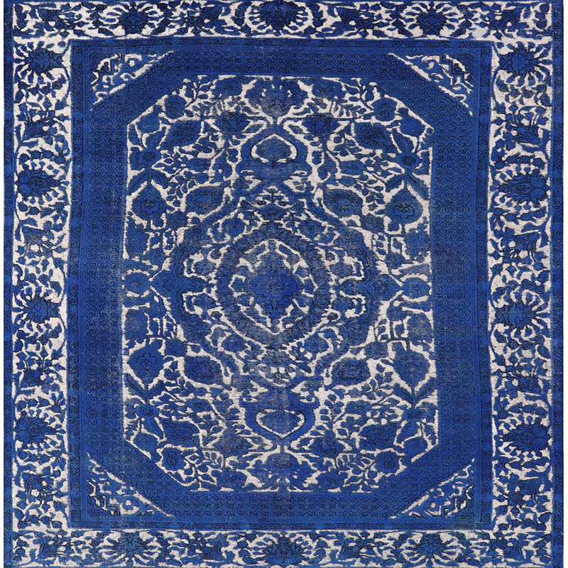 Oriental Indoor Rug, Square 4'