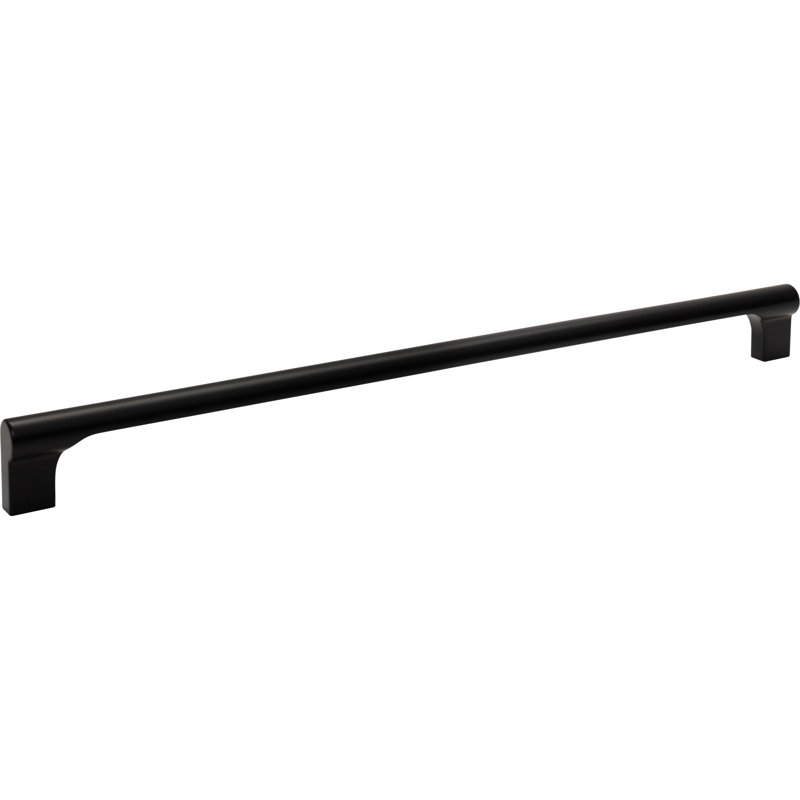 Matte Black 18" Modern Appliance Handle with Mounting Hardware