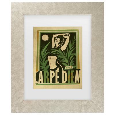 Bolog Dionisis Gemos  Carpe Diem Print Matted Framed Art