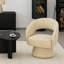 Fauteuil d'appoint en tissu de style moderne-1264521057