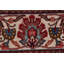 Tapis unique en laine rouge 9 pi 8 po x 15 pi 7 po One Age of a Kind Lenneth