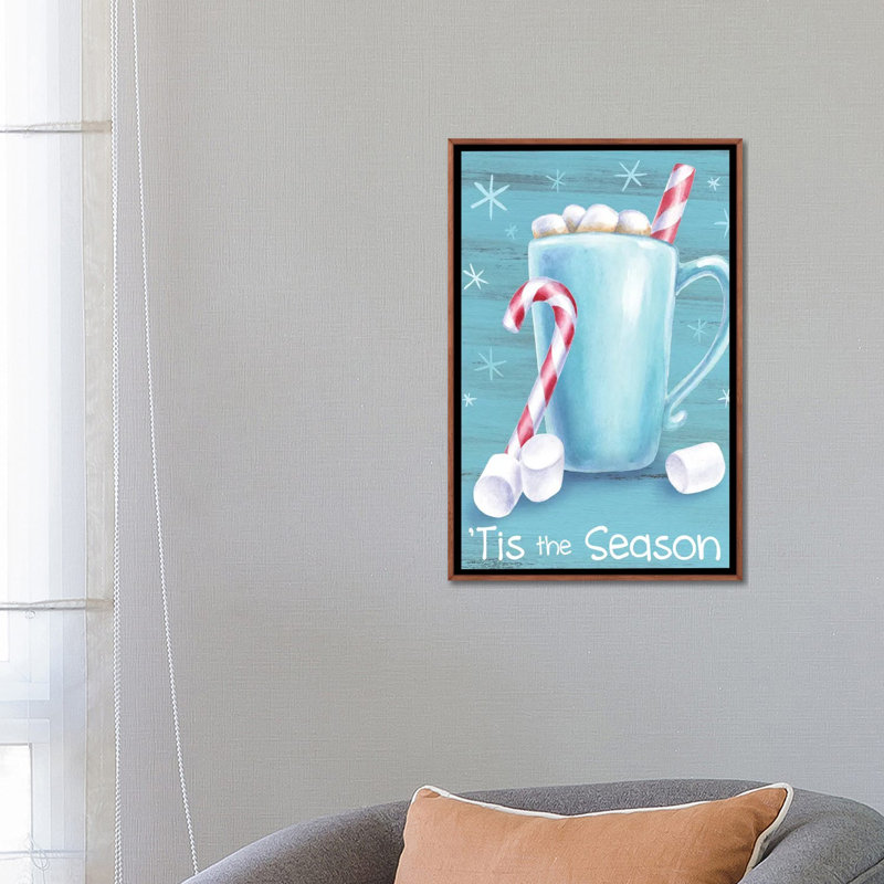 Menthe poivrée cacao II-tis The Season par Kelsey Wilson-reproduction d’art, Pas de tapis, H 26 po x l 18 po x 1,5 po
