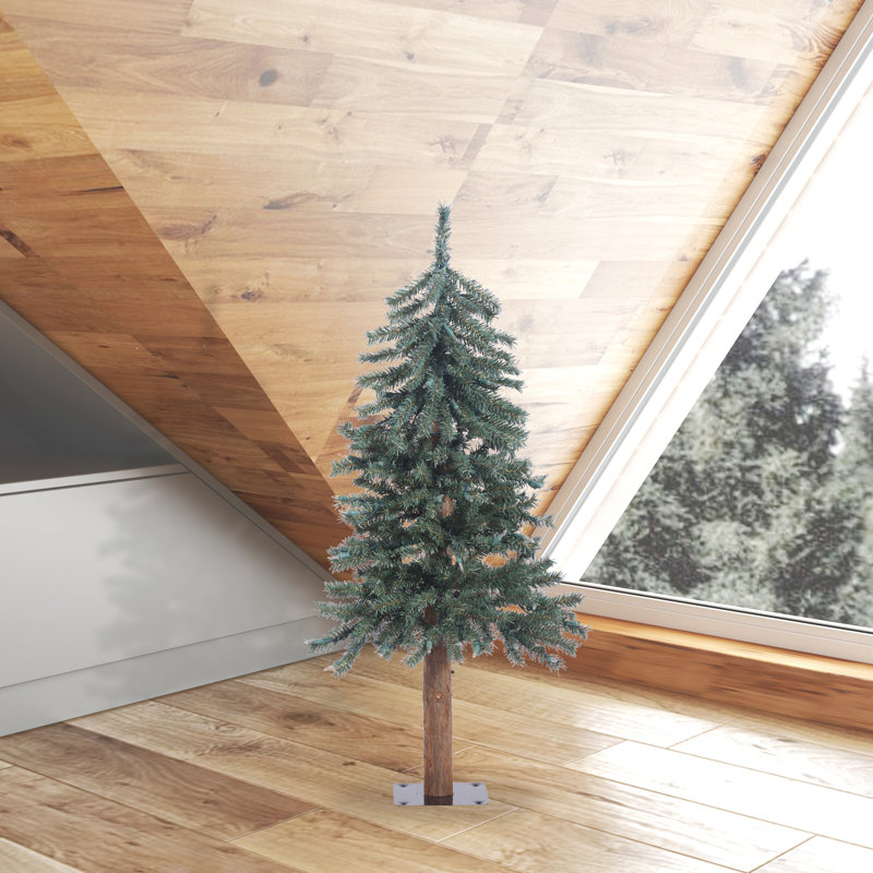 Arbre de Noël artificiel écorce naturelle, 3 pi H