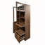Armoire de cuisine avec support à micro-ondes Farmhouse
