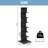 Cudney 49.6'' H 7 Tier Metal Invisible Bookshelf-1271988505