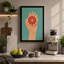 Hand Holding Grapefruit Minimalist - Wrapped Canvas-69676233-69676230