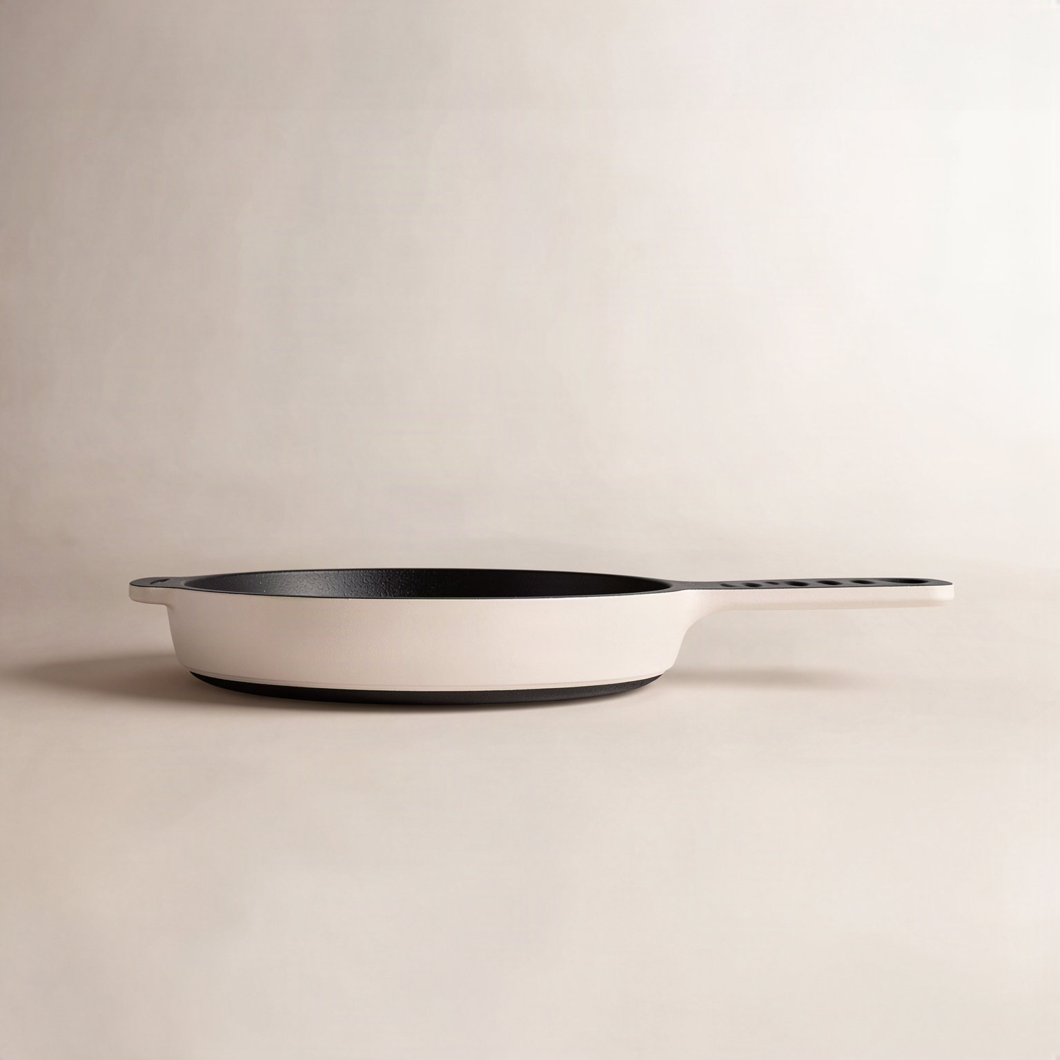 Caraway 11" Enameled Cast Iron Skillet, Cream