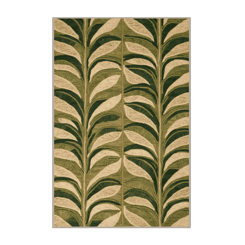 Tapis hawaïen lavable Maile Lei, Tapis de couloir 2 pi x 4 pi
