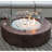Langport Concrete Propane Fire Pit Table-1259157459