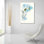 Art mural en verre Winston Porter «Carols Roses 2 Blue» par Shirley Novak