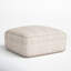 Iyanola 34'' Wide Square Geometric Pouf Ottoman-1334501688