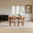 72-92" Extendable Dining Table for 6 to 10 - Rectangle Solid Wood Dining Table