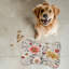 Tapis lumineux en forme d'os 1 pièce Bright Blossoms