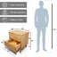 Table de chevet Gerrell Elara-112747310