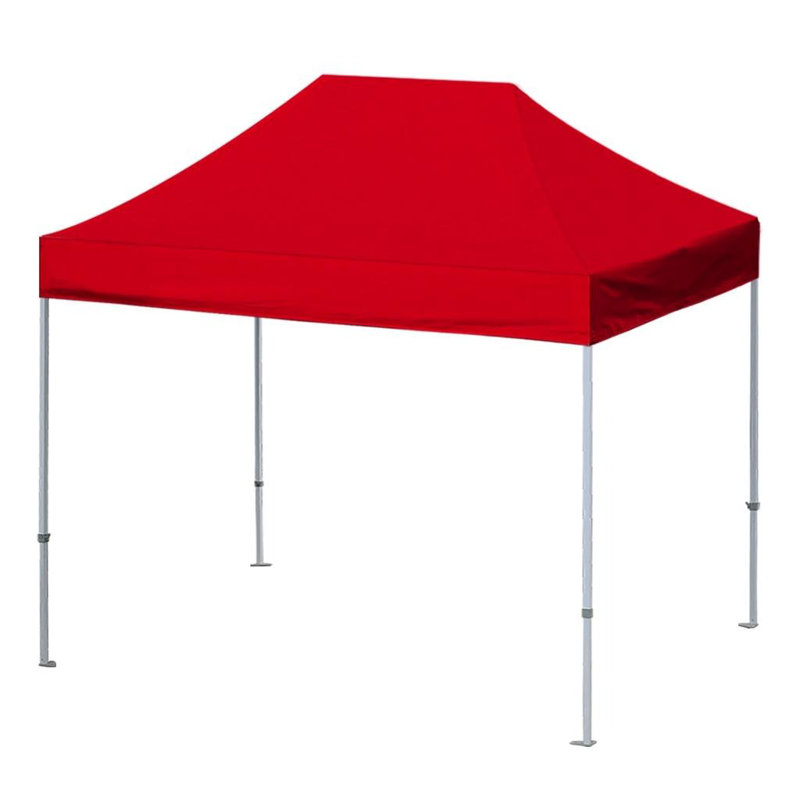 Amaziyah 96'' W x 96'' D Steel Pop-Up Canopy, Red, 8ft x 12ft