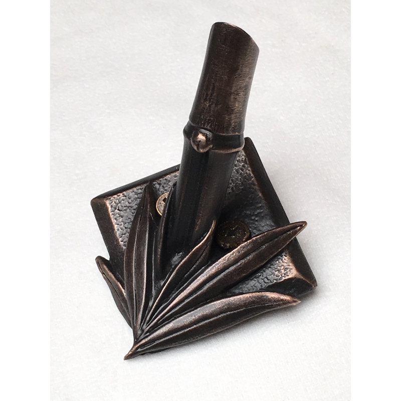 Bamboo Single Robe Hook, Oil Rubbed Bronze