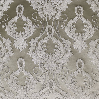 Tissu Stasia | Tissu damassé traditionnel deux tons | Couleur moka