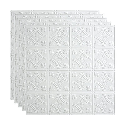 Traditional 2 ft. x 2 ft. Drop-In Vinyl Ceiling Tile