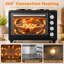HOMCOM Toaster Oven with Rotisserie