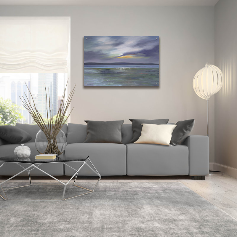  «Useless Bay» par Vivian Chesterley, art mural en verre acrylique, 36 po x 24 po, H 24 po x l 36 po