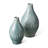 Modern Spiraling Artistry Turquoise Ceramic Table Vases