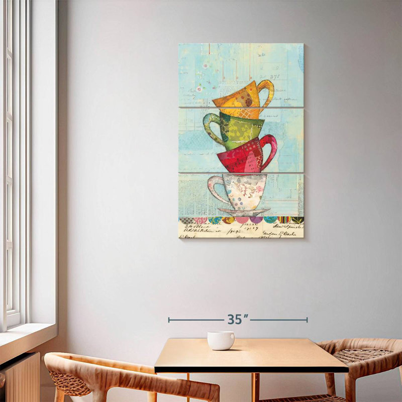 Yarlin Tea Time Cups, 57" H x 36" W