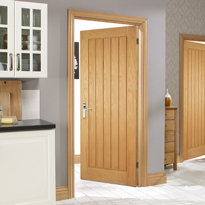 Mexicano Prefinished Oak Internal Fire Door