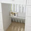 110cm Dressing Table with Tri-Fold LED Mirror & 9 Drawers - High-Capacity Vanity with Hidden Storage