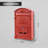 Wall Mount Mailbox, Mailbox for Outside, Rust-Proof Hanging Secured Postbox, Security Key Drop Box, (Red)