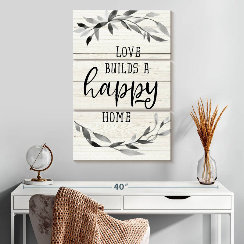 Plaque murale Kema Love Builds II, H 32 po x l 20 po