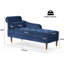 Hymes Velvet Chaise Lounge-1022695452