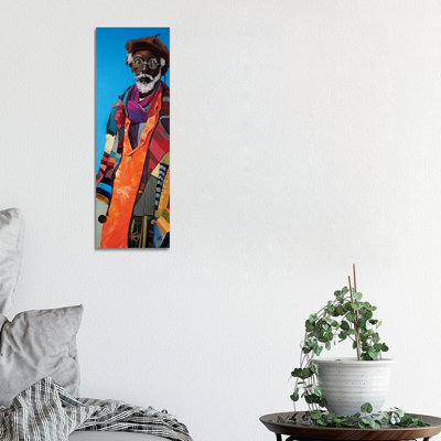 Issa Samb 1 Piece Wrapped Canvas Panoramic Wall Art