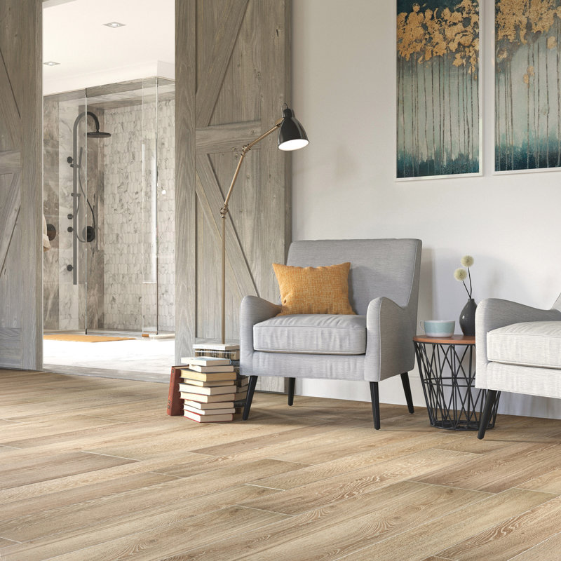 Emerson Wood 6 x 48 Porcelain Wood Look Wall & Floor Tile (8 PCS Per Carton) (15.12 SQFT Per Carton)