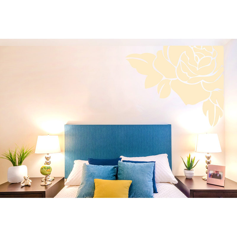 Plants & Flowers Non-Wall Damaging Wall Decal, Large, Beige