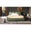 Très grand lit plateforme tapissier très grand avec dossier rembourré surdimensionné et structure en bois massif, convient à plusieurs hauteurs de matelas, vert-579733716-769927968
