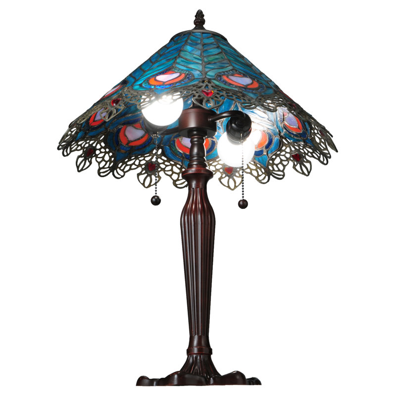 Meyda Tiffany & Stained Glass Table Lamp