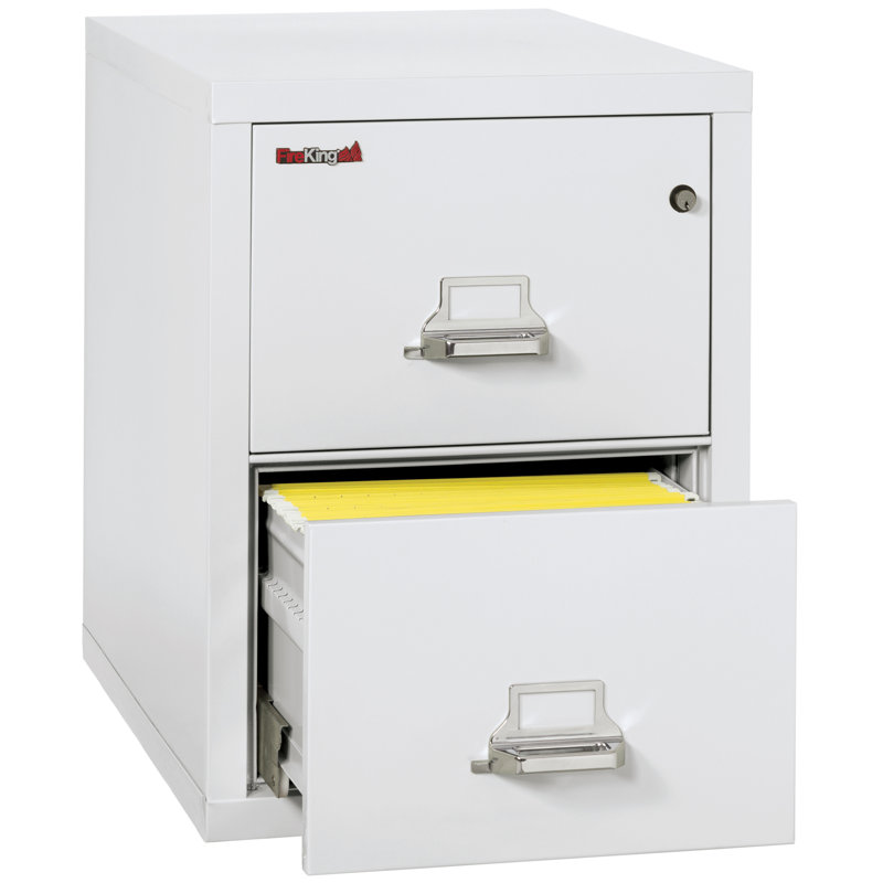 Legal 2 - Drawer File Cabinet, Arctic White
