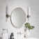 Essential Round Wall Mirror, Bathroom/Vanity Mirror with Frame