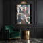 «Abstract Shapes» 96, art mural sur toile grise-629707657